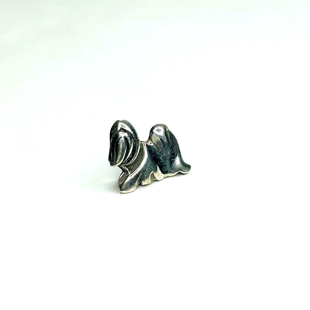 2006 John Hardy Sterling Silver Year of the Dog Zodiac Tie Tack Pin Lapel